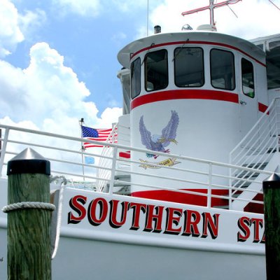 Close up of the bow of the Southern Star
