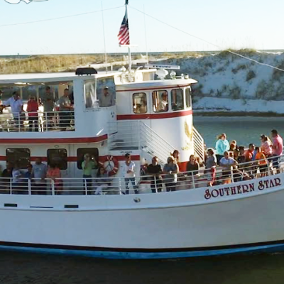 Close Up of People Aboard the Southern Star