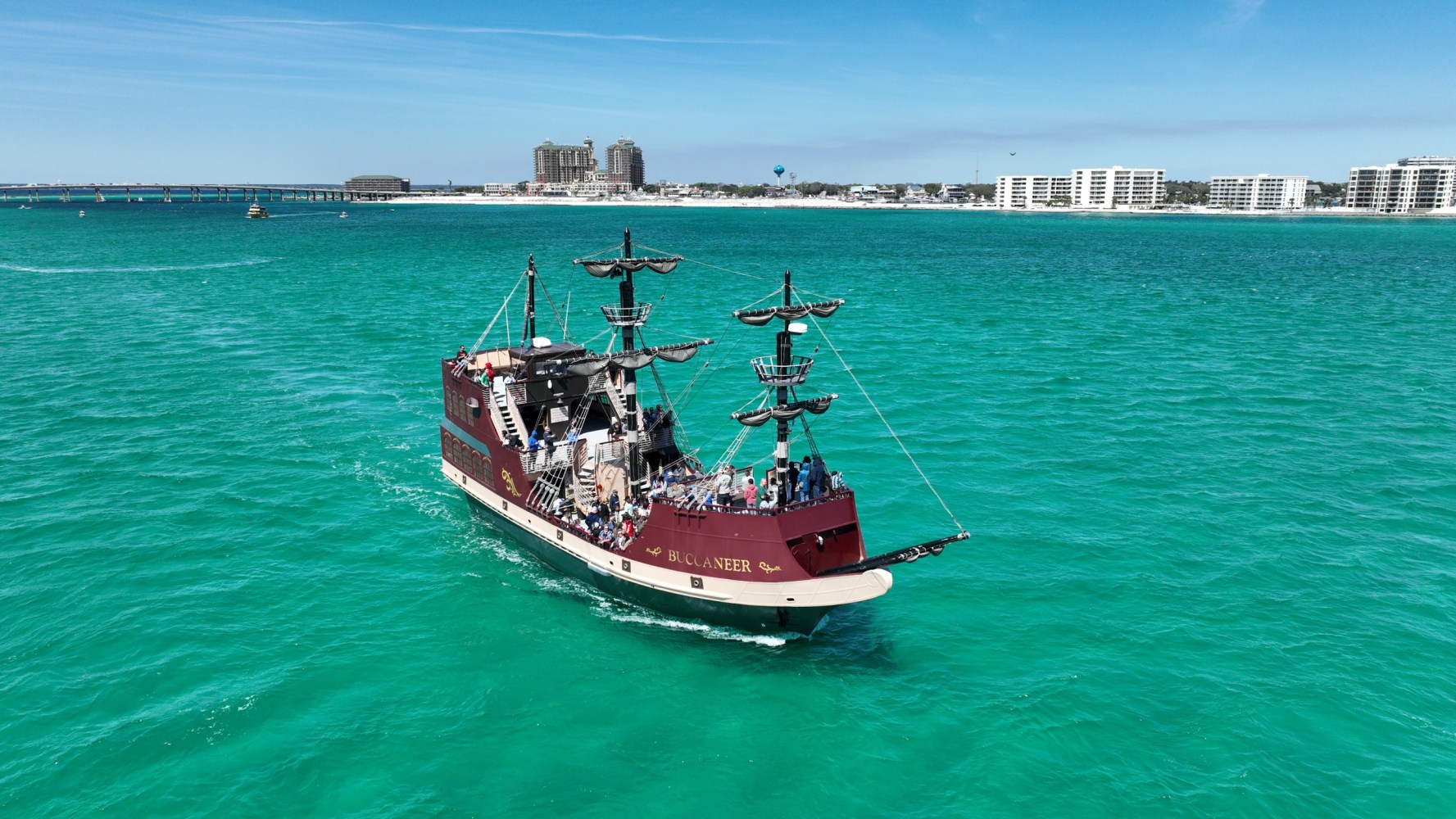a large ship in a body of water